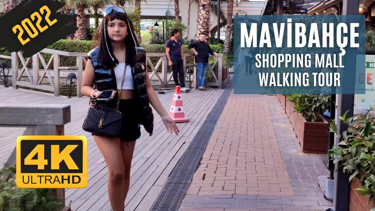 MaviBahçe Shopping Mall #1 | Walking Tour | İzmir Turkey | 4K UHD 60fps | Turkey Travel 2022