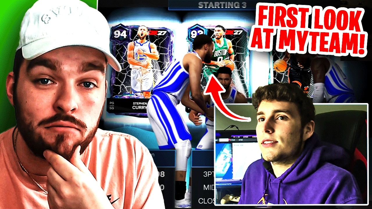 РЕАКЦИЯ НА ПЕРВЫЙ ВЗГЛЯД НА ГЕЙМПЛЕЙ NBA 2K27 MyTEAM ОТ TYDEBO!!