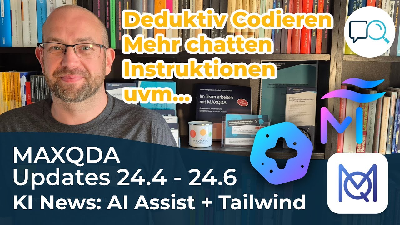 Deduktives AI Coding | in MAXQDA AI Assist & Tailwind | Updates 24.4, 24.5, 24.6