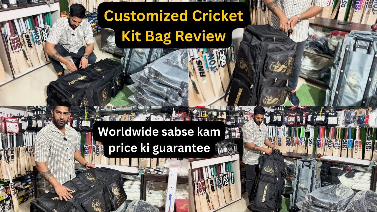 Customized Cricket Kit Bag Review | Worldwide Price Ki Gaurantee | CONTACT US ON- 9991957070