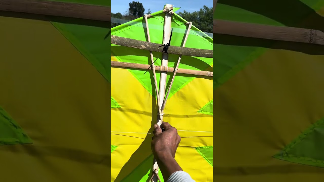Test fly V kite #sarangola #kite 