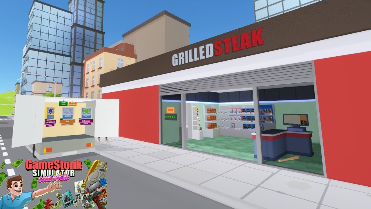 Fast Paced Game Store Life Begins ~ GameStonk Simulator