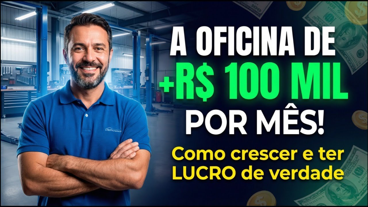 🔴A OFICINA DE +R$ 100 MIL POR MÊS! COMO CRESCER E TER LUCRO DE VERDADE NA SUA OFICINA 📱