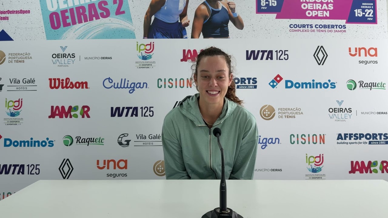 Conferência de imprensa de Darja Vidmanova — SF Women's Indoor Oeiras Open