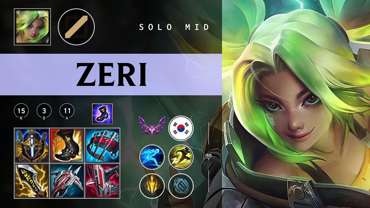Zeri Mid vs Galio - KR Master Patch 26.03
