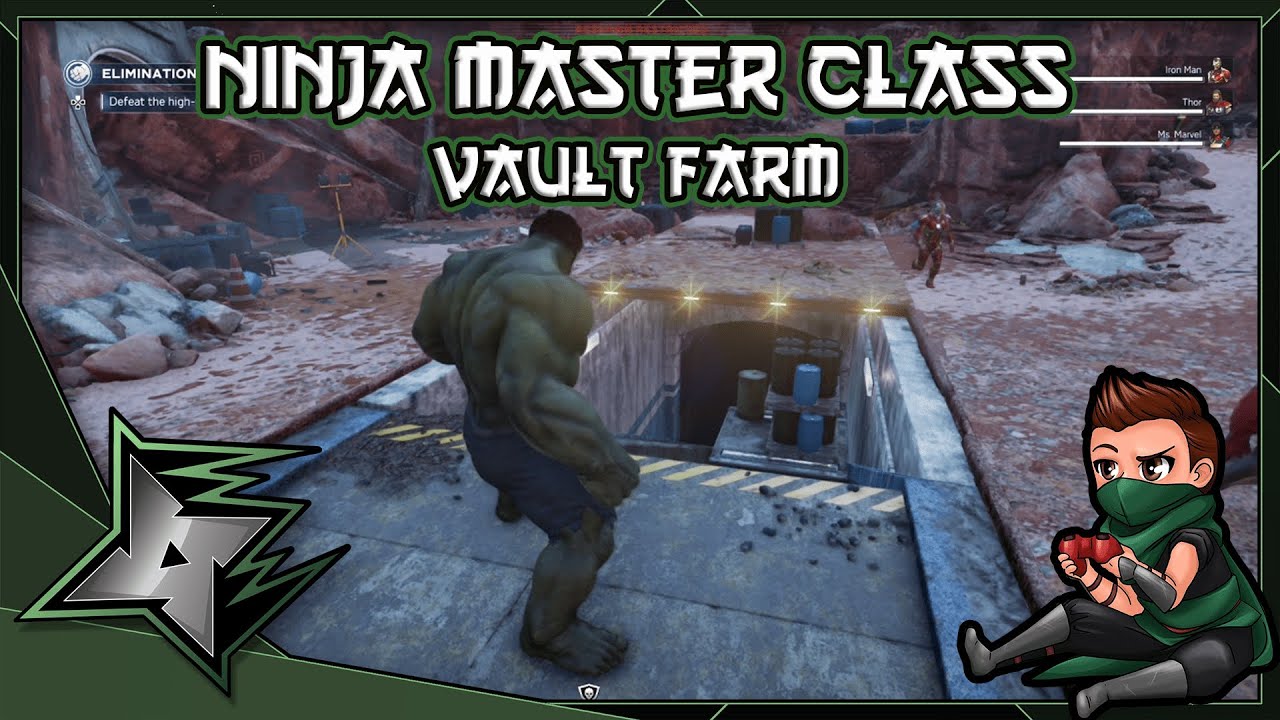 Marvel's Avengers Vault Location Farming Guide || Ninja Master Class