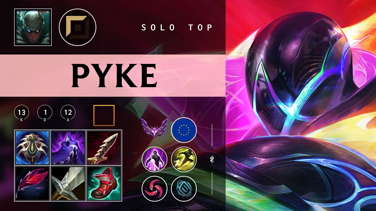 Pyke Top vs Ryze - EUW Master Patch 26.02