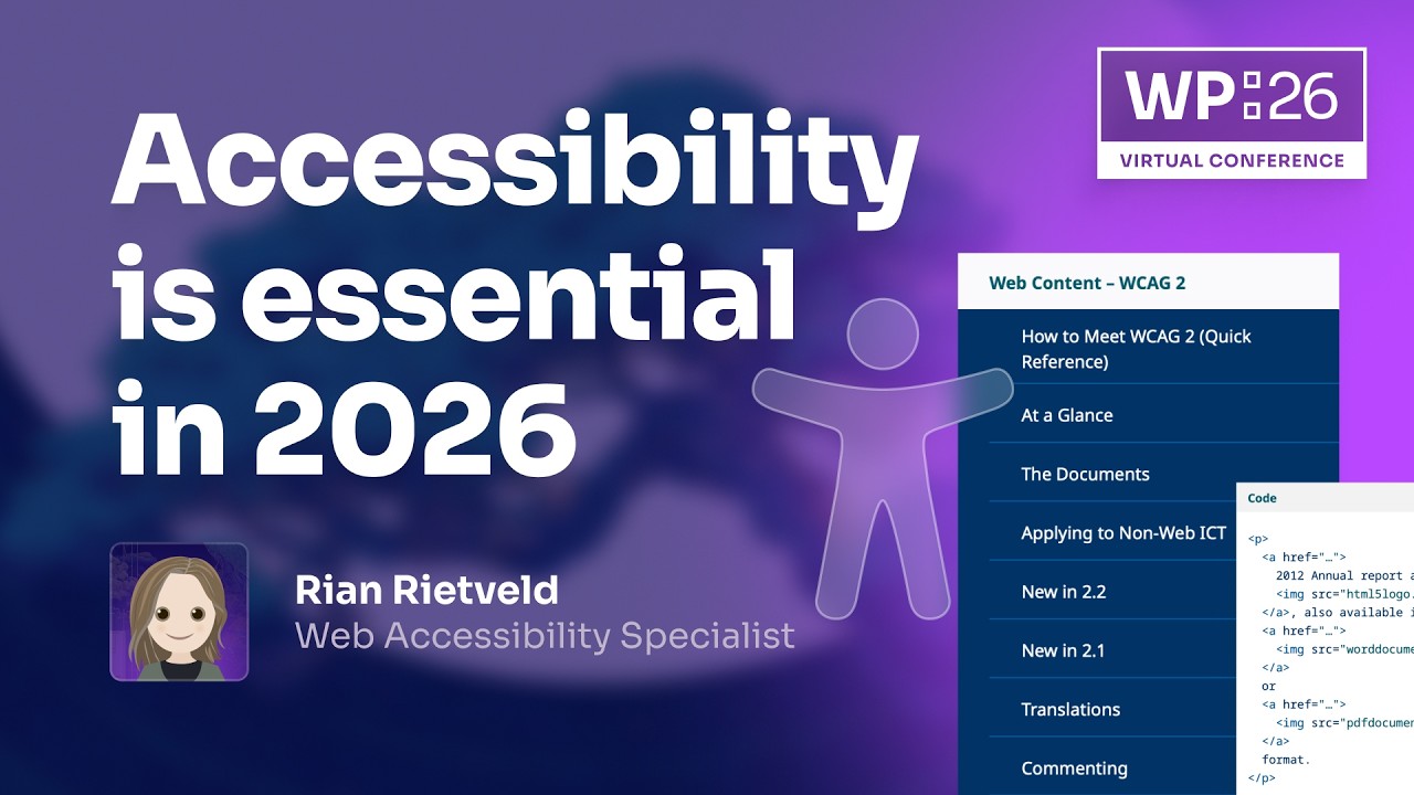 Accessibility is essential in 2026
