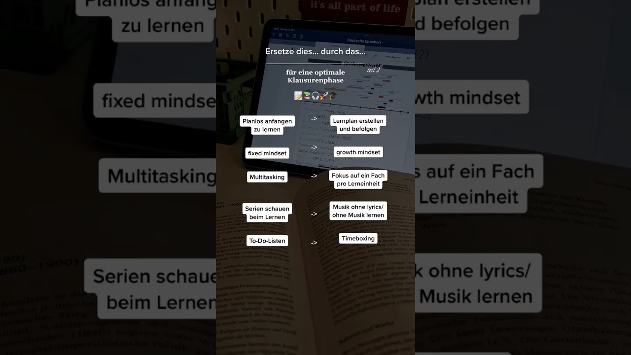 Optimale Klausurenphase #schule #lernen #schultipps #lerntipps #klausur #klausurenphase