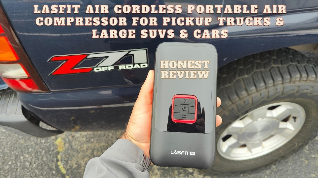 LASFIT AIR Cordless Portable Air Compressor for Pickup Trucks & Large SUVs & Cars Honest Review