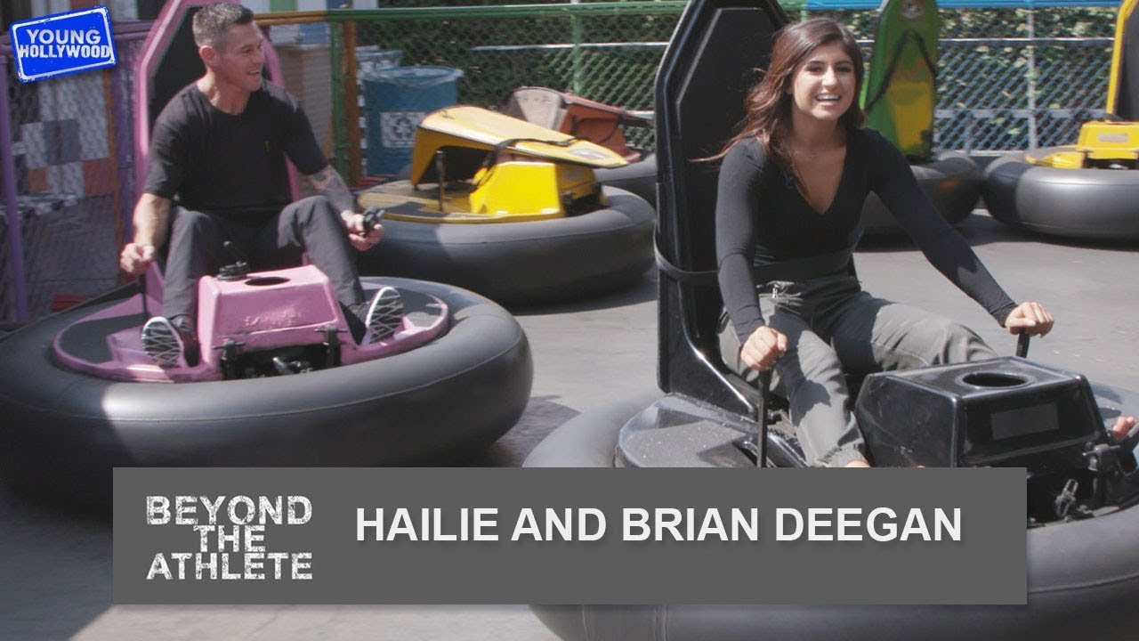 Brian & Hailie Deegan Go Bumper Car Racing & Talk Danica Patrick!