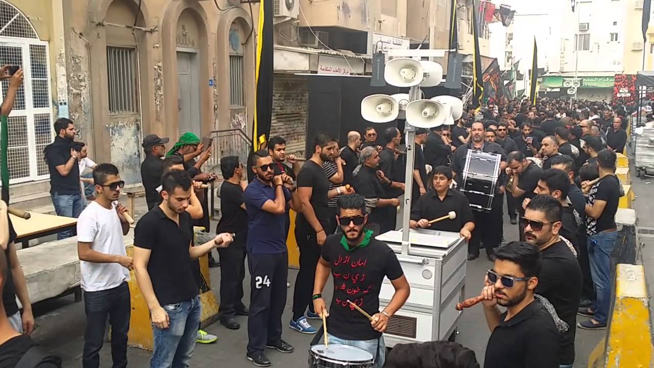 موكب زنجيل العجم يوم 10 محرم 1436