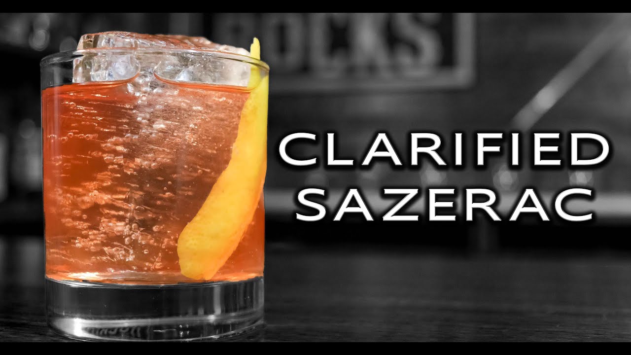 Sazerac | Easy Clarified Sazerac | Booze On The Rocks