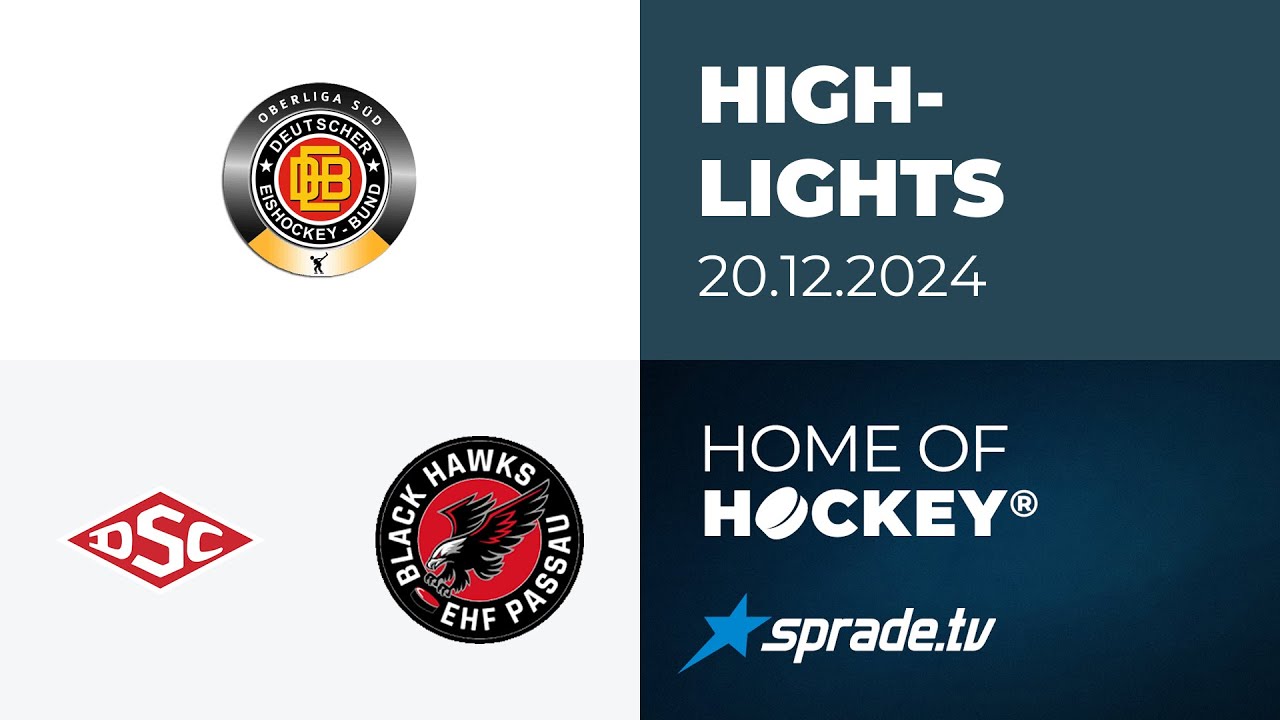 20.12.2024 - Highlights - Deggendorfer SC vs. EHF Passau Black Hawks