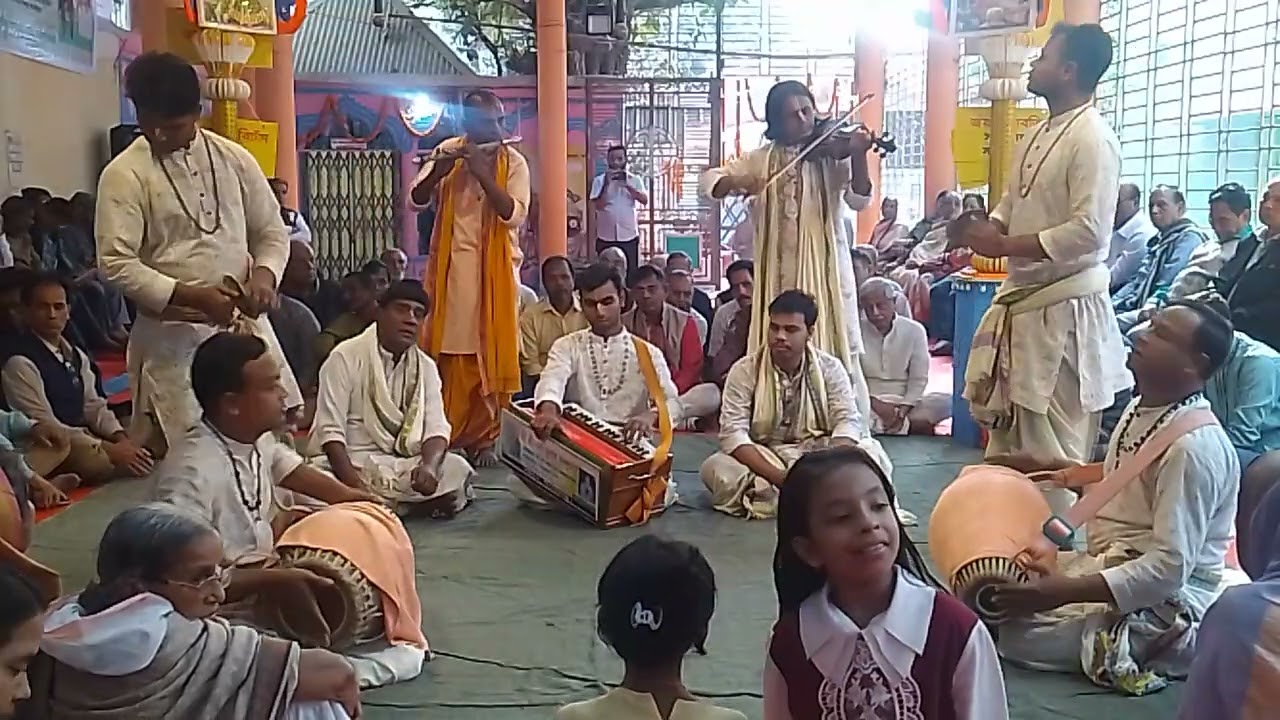 হিন্দু পাড়া এজিবি কলোনী মতিঝিল ঢাকা শ্রী রাধা কৃষ্ণ মন্দির উৎসব আঙ্গিনা জয়গুরু হরিচাঁদ সস্প্রদায়