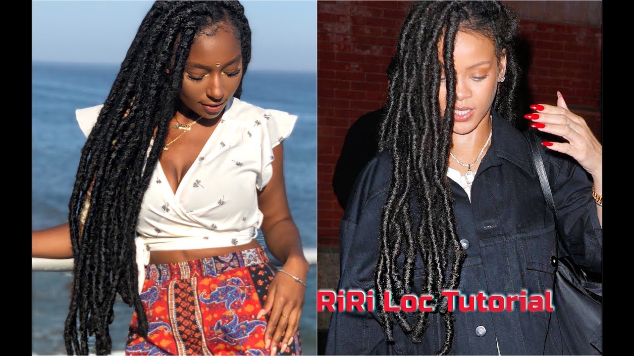 Rihanna Ocean 8 Locs Tutorial| Easy faux locs for beginners | iamLindaElaine