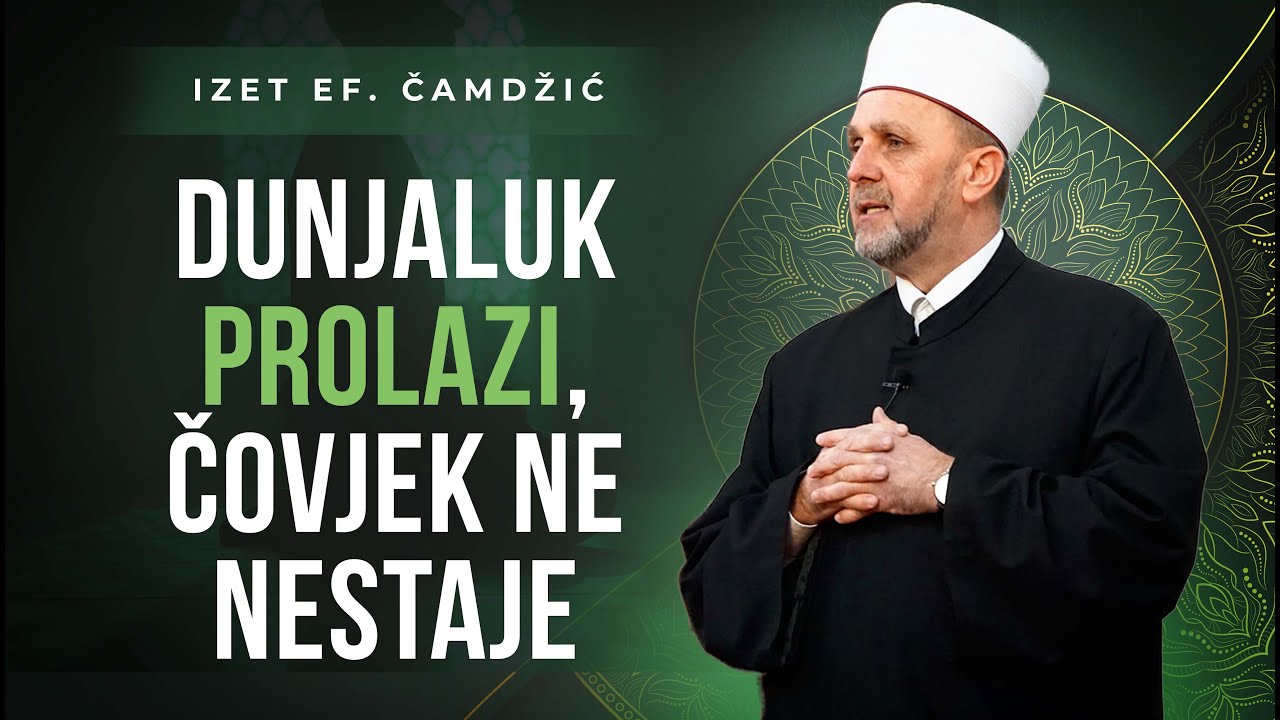 Dunjaluk prolazi, čovjek ne nestaje