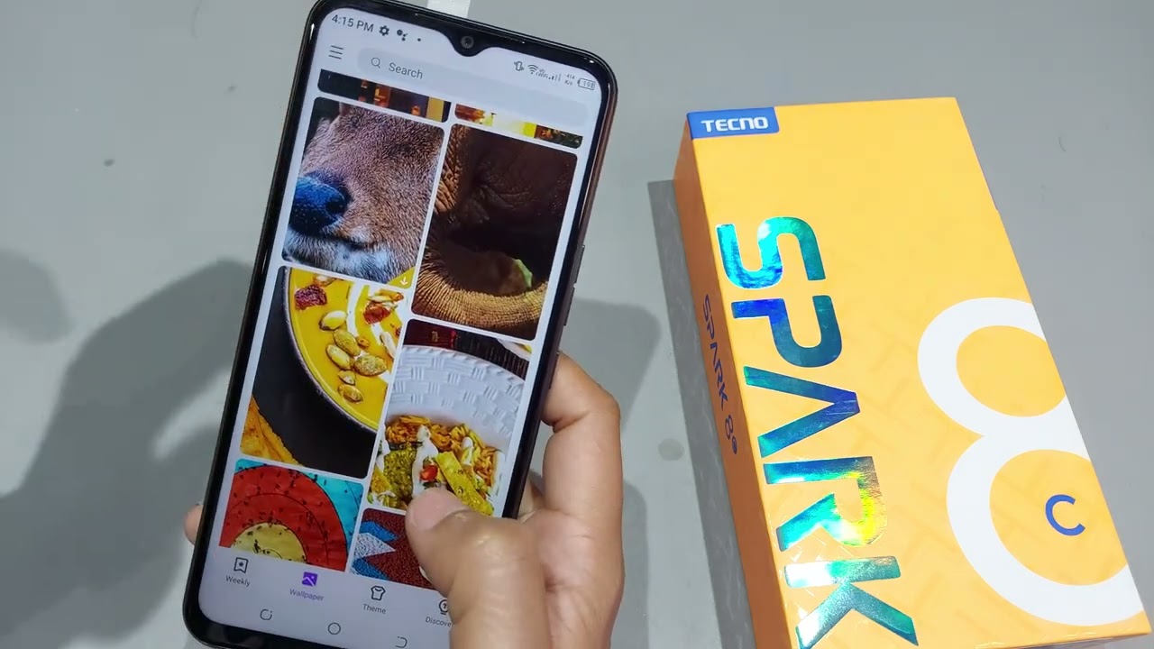 How to create your own wallpaper in tecno spark 8,8c,8t | Tecno spark 8 me diy kaise banaye