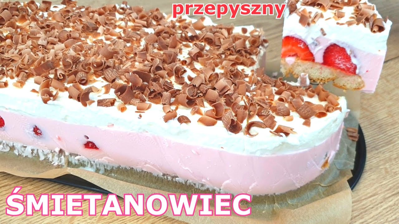 Безумно вкусный и быстрый кремовый торт с клубникой без выпечки 👌 всегда производит фурор на столе 👍