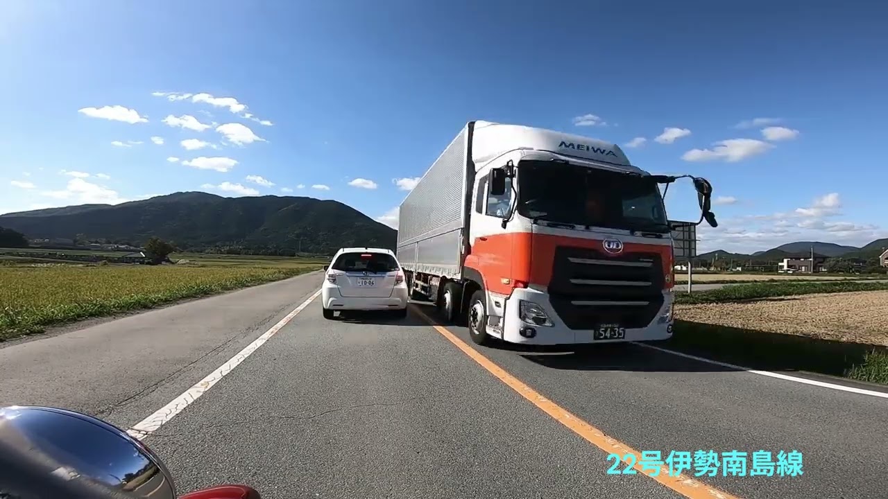 バルカン1500逆車でいく伊勢から紀伊長島　道の駅マンボウ