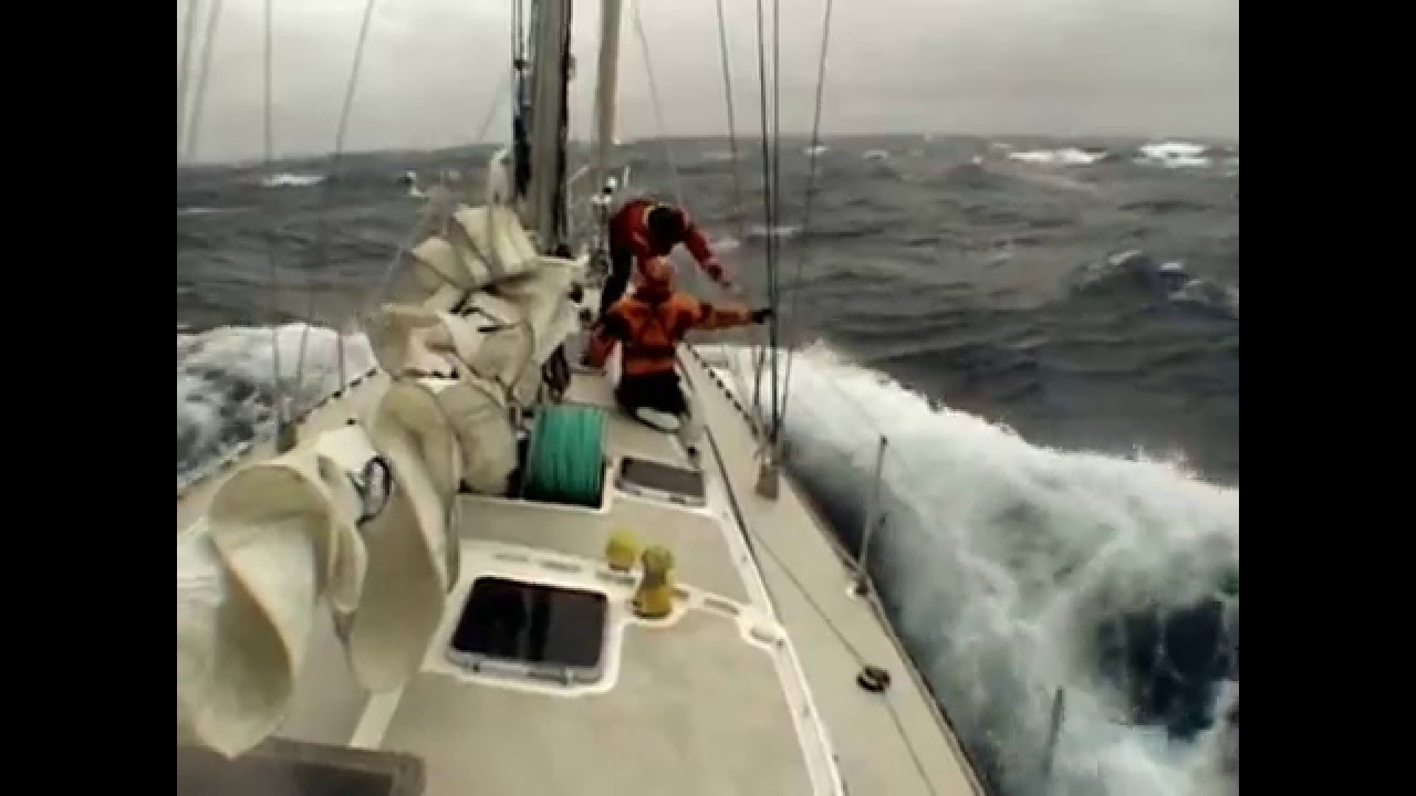 Blizzard Hove to in the Southern Ocean