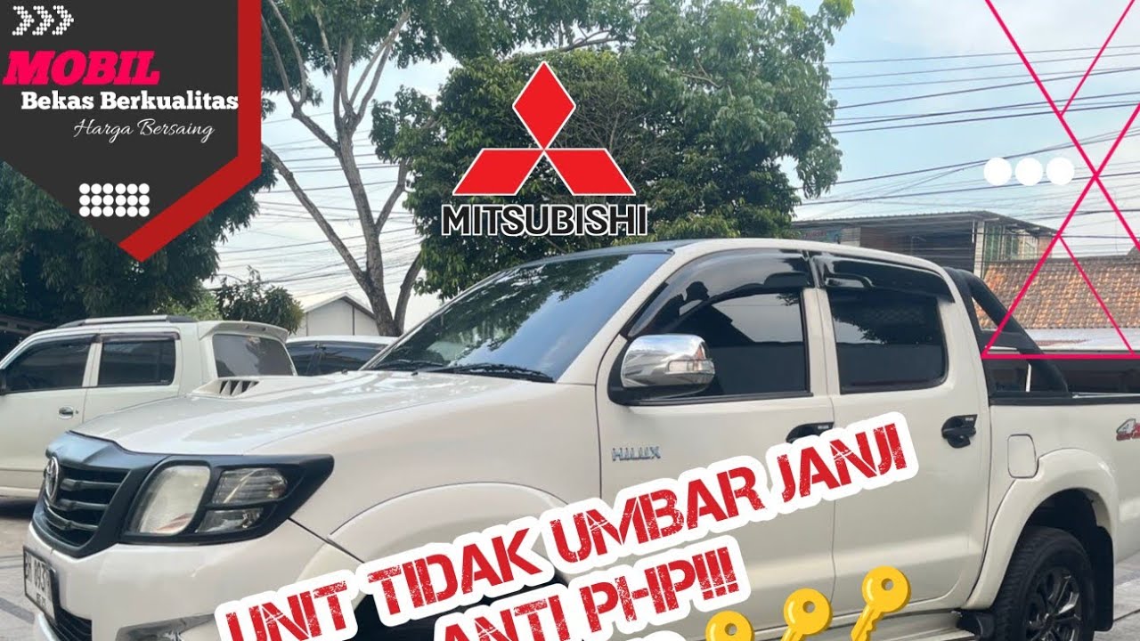 🔴 HILUX VIGO VNT 4X4 DOUBLE CABIN MT TAHUN 2013‼️|| NO PR!!! Cek sendiri sampe kolong!!!