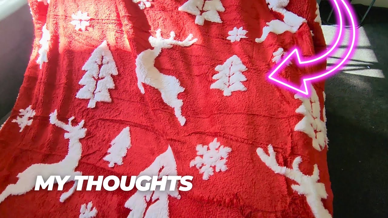 Bedsure Christmas Throw Blanket - Soft and Warm Winter Blanket for Christmas, 50