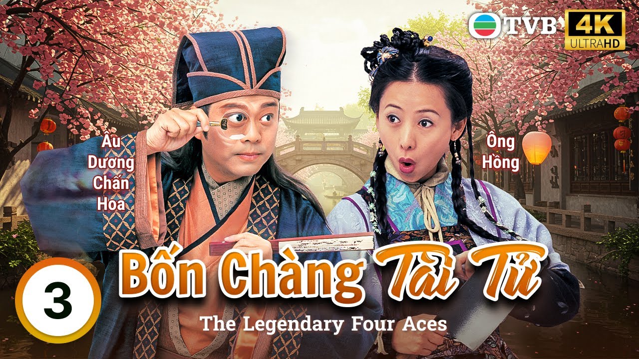 TVB Bốn Chàng Tài Tử 4K (The Legendary Four Aces) 3/52 | Trương Gia Huy, Âu Dương Chấn Hoa | 2000