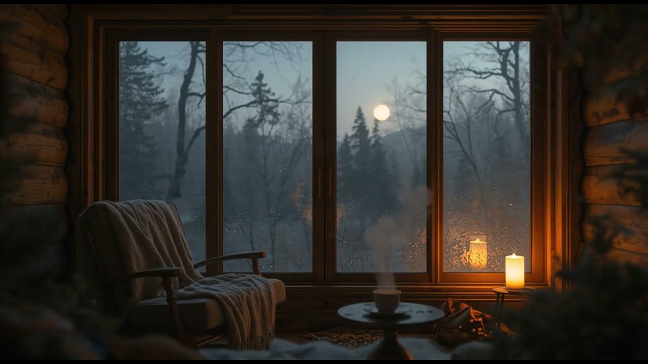 Chill Music   Overlooking the Forest | Soothing Night Ambience for Sleep