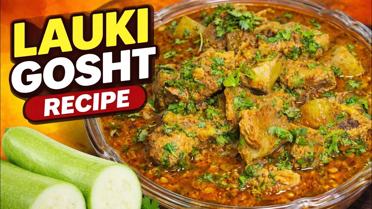 लौकी गोश्त इतनी टेस्टी कि उंगलियां चाटते रह जाओगे 😋 | Lauki Gosht Recipe | Desi Style
