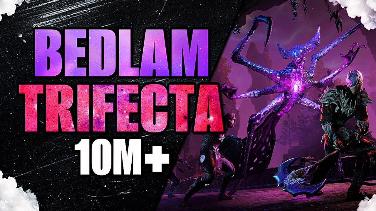 ESO BEDLAM VEIL TRIFECTA⚡ | 10:46 Clear PS & PC &ndash; Tank POV (Holy Perfection | No Bonus)