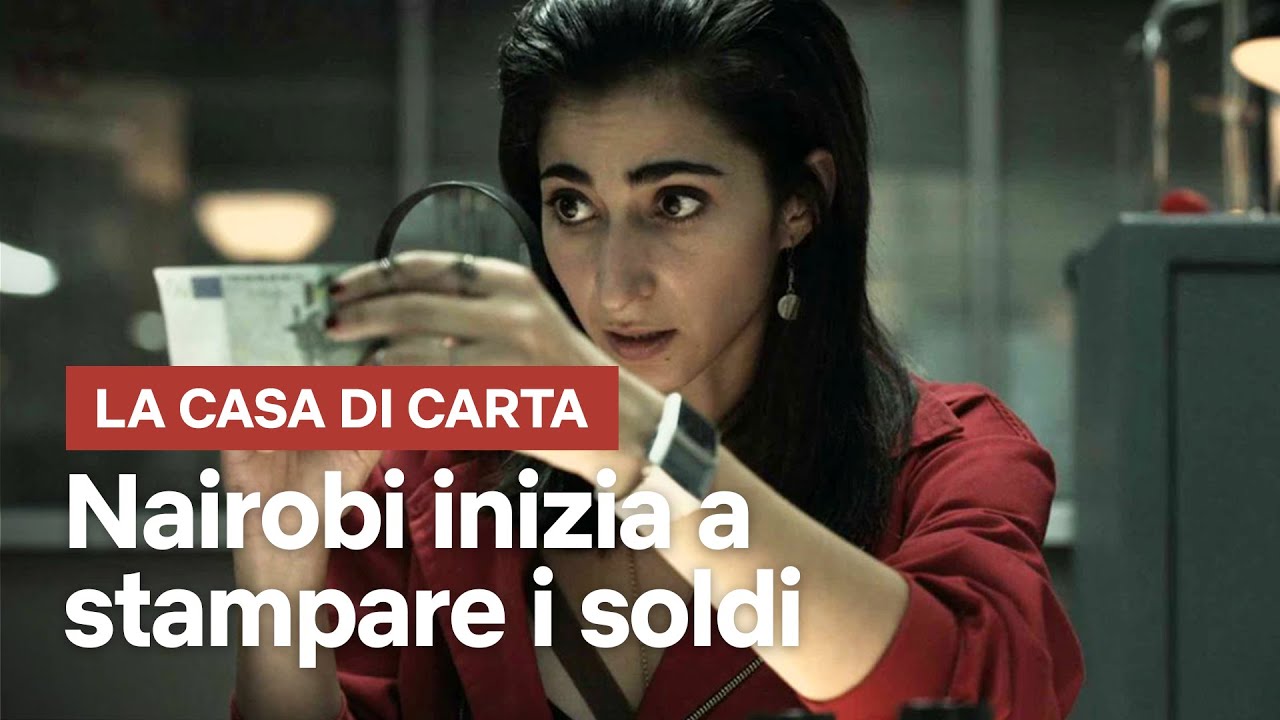 NAIROBI stampa i soldi ne LA CASA DI CARTA | Netflix Italia