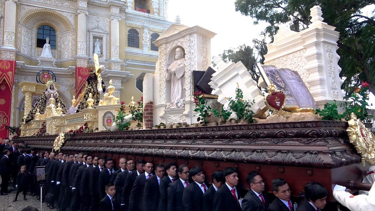 SALIDA Procesion Jesus de la Merced Antigua Guatemala 350 Años 2025  (COMPLETA)