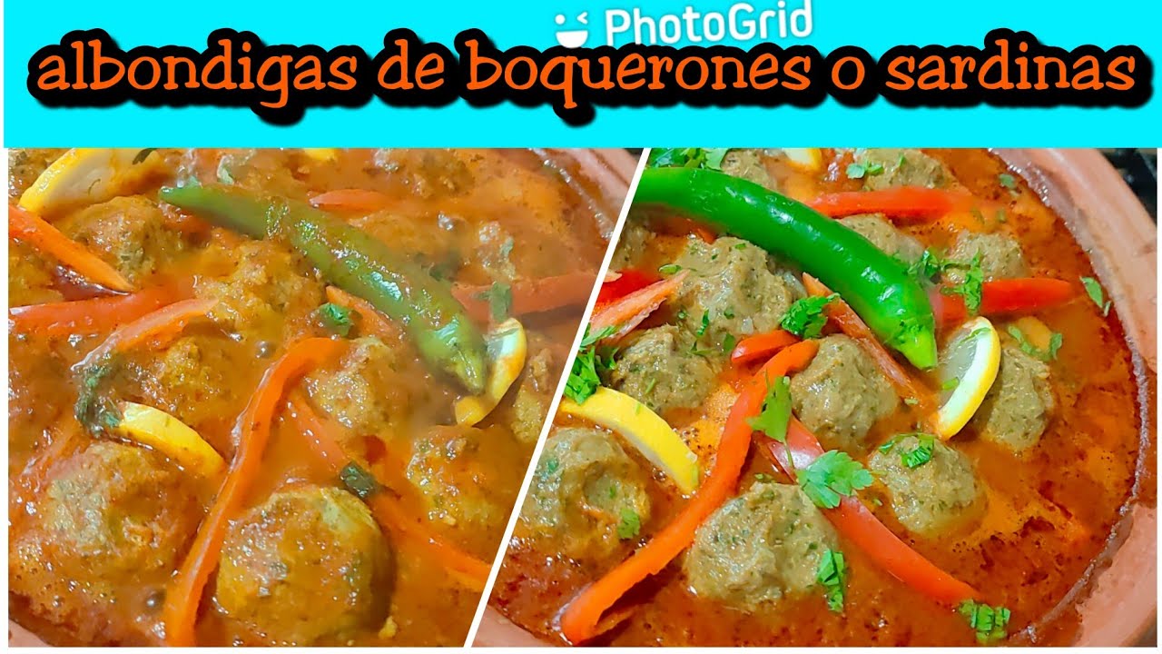 Has probado las albóndigas de boquerones o sardinas al estilo marroquí son super jugosas y deliciosa