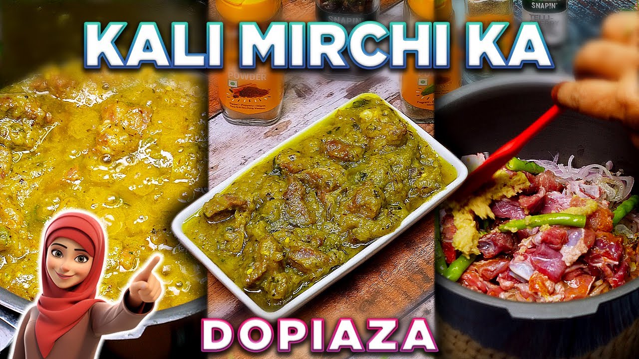 Kali Mirch Ka Dopiaza | Hyderabadi Kali Mirchi Ka Salan #ammikekhane