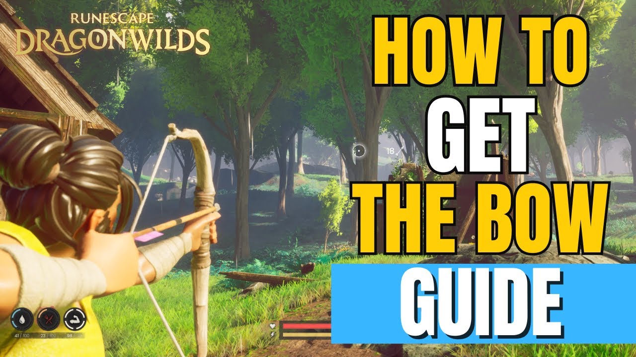 Runescape Dragonwilds - How to Get a Bow & Hunt Deer | Beginner Bow Crafting & Hunting Guide