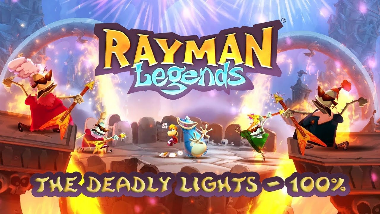 Rayman Legends - The Deadly Lights | 100% Complete | All Teensies + Lum Locations (Gold Cup)