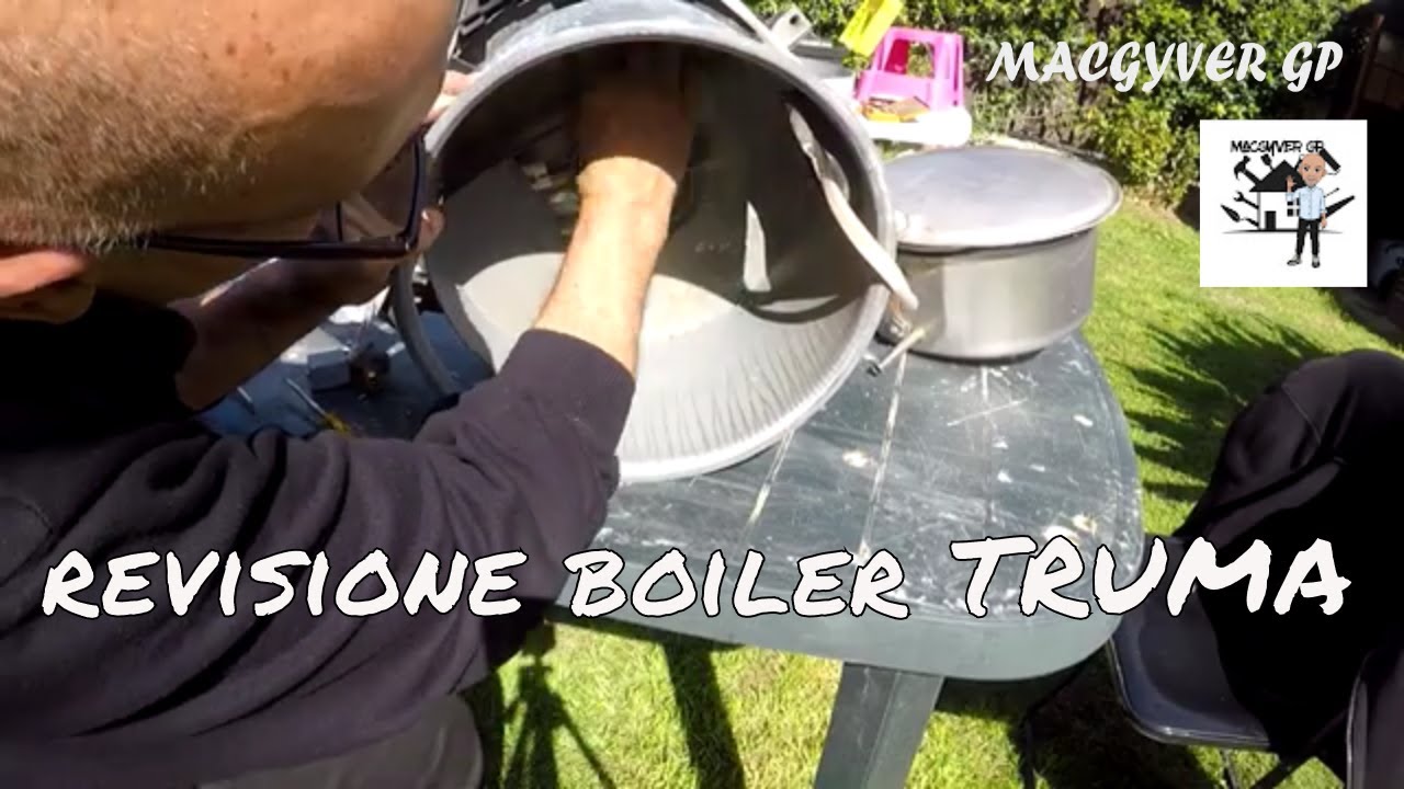 smontaggio pulizia e rimontaggio boiler truma 10lt a gas - camper fai da te - revisione boiler truma