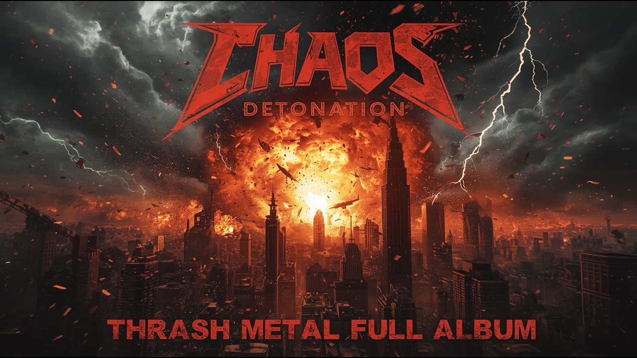 CHAOS DETONATION – Thrash Metal Full Album  Fast Guitar Riffs, Heavy Drums, Metal Power