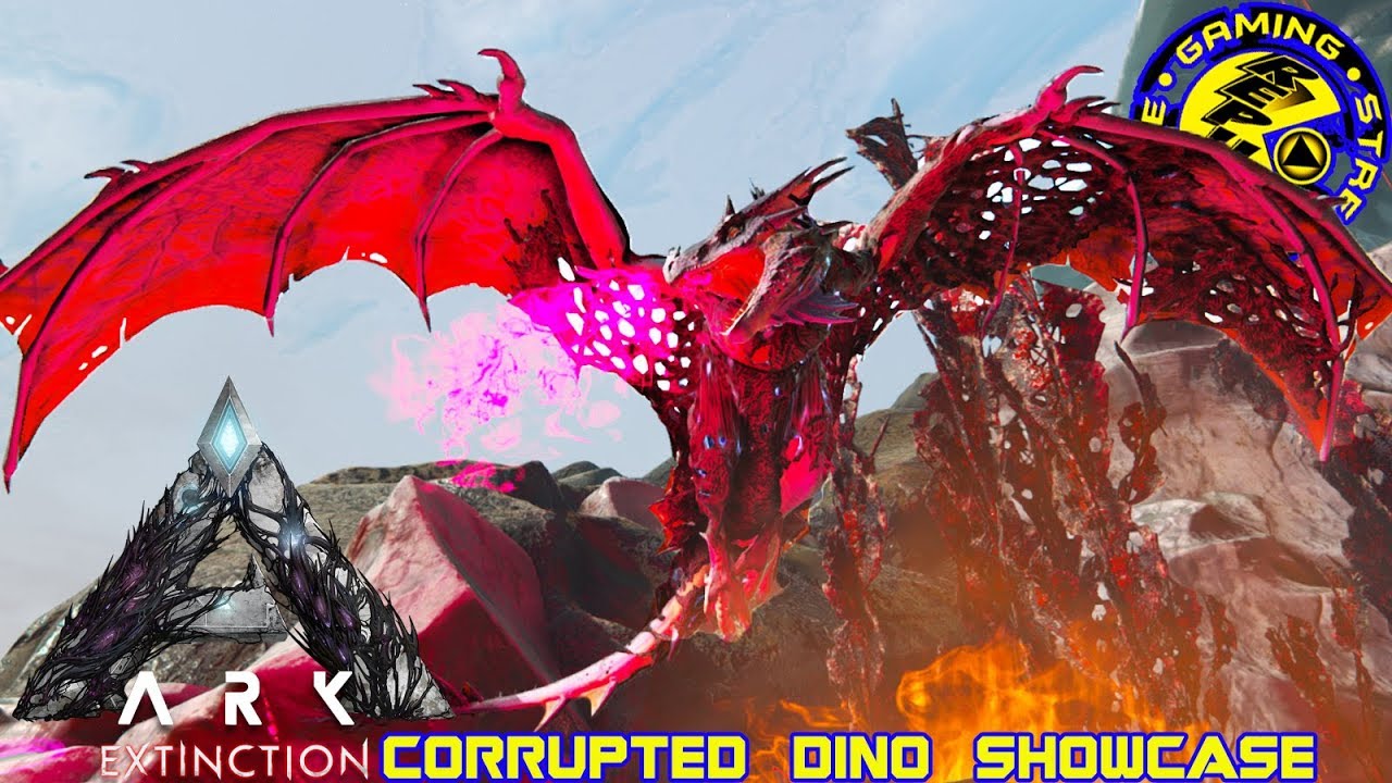 ARK Extinction All CORRUPTED DINO Showcase [RePuG Ark  Extinction DLC 2 ]