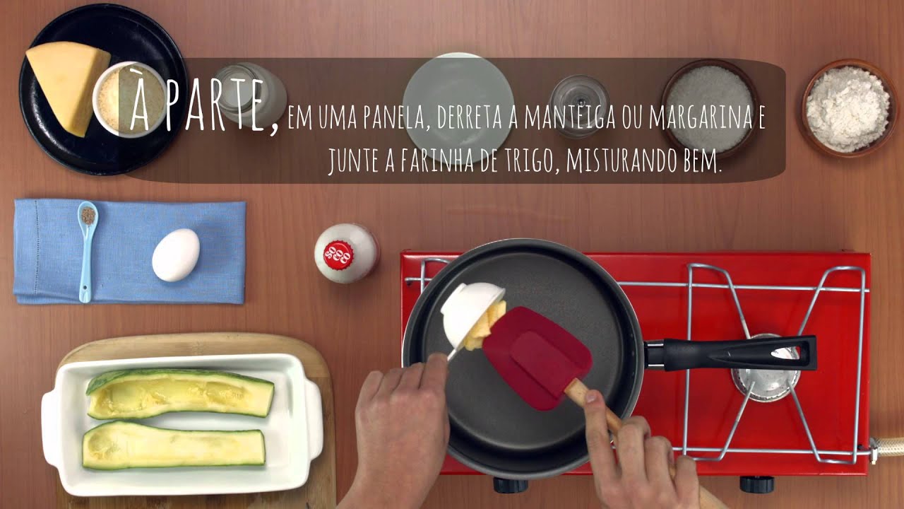Receitas Sococo - Abobrinhas Gratinadas