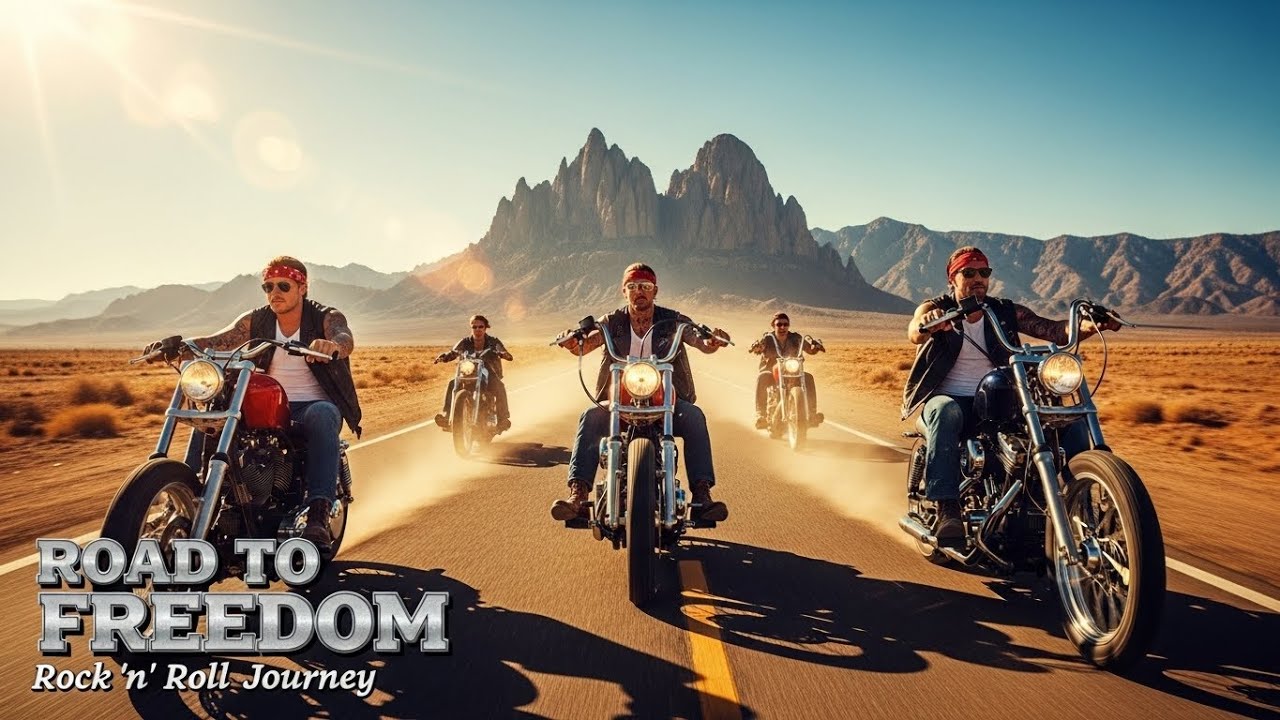 Freedom Road Rock 2025 ⚡ Born to Ride | Music for True Outlaws