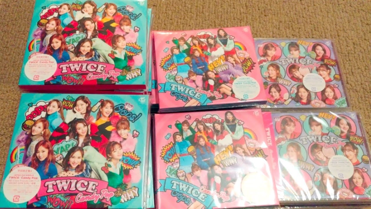 TWICE トゥワイス Candy Pop Album (3 Versions) Unboxing x60
