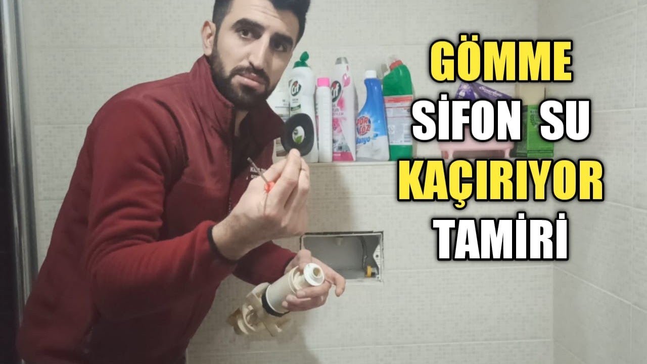 SİAMP GÖMME REZERVUAR SİFON SU KAÇIRIYOR TAMİRİ NASIL YAPILIR