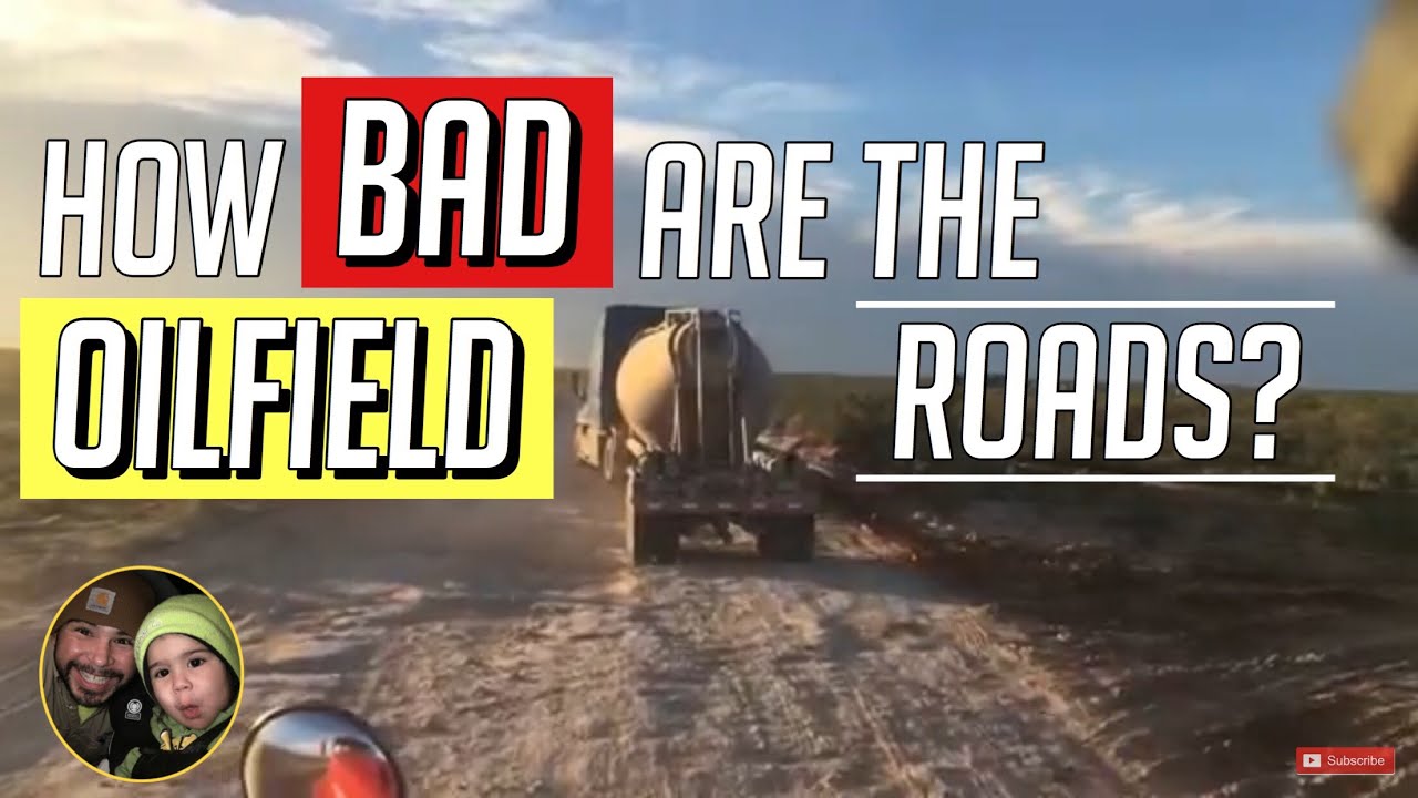 Frac Sand hauling! How Bad are the Oilfield roads?