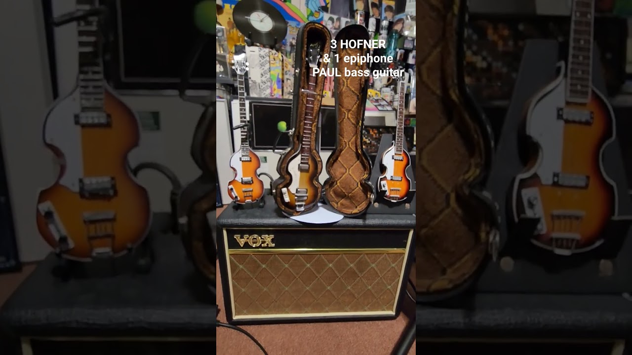 McCARTNEY hofner & epiphone guitars