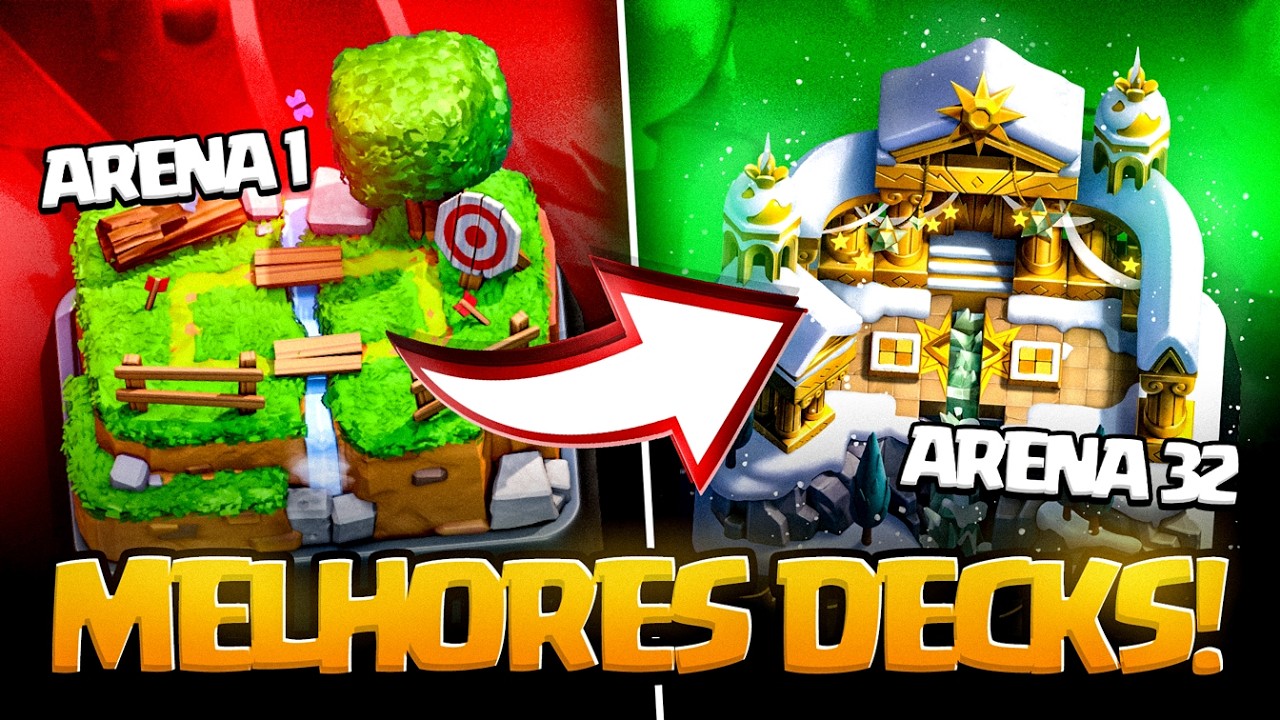 MELHOR DECK para CADA ARENA no Clash Royale (Mar&ccedil;o 2026) #clashroyale