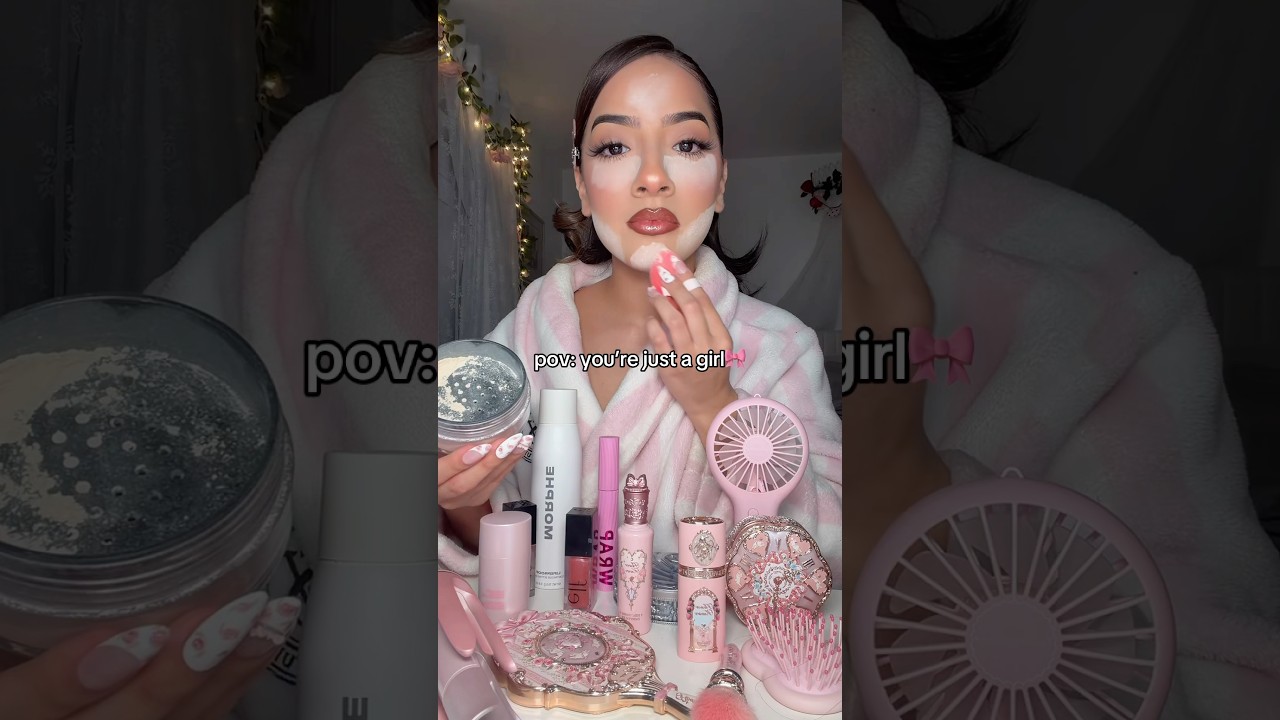 pov: you&rsquo;re just a girl 🎀 #makeup #makeupproducts #makeuptutorial #makeuplover #beautyessentials
