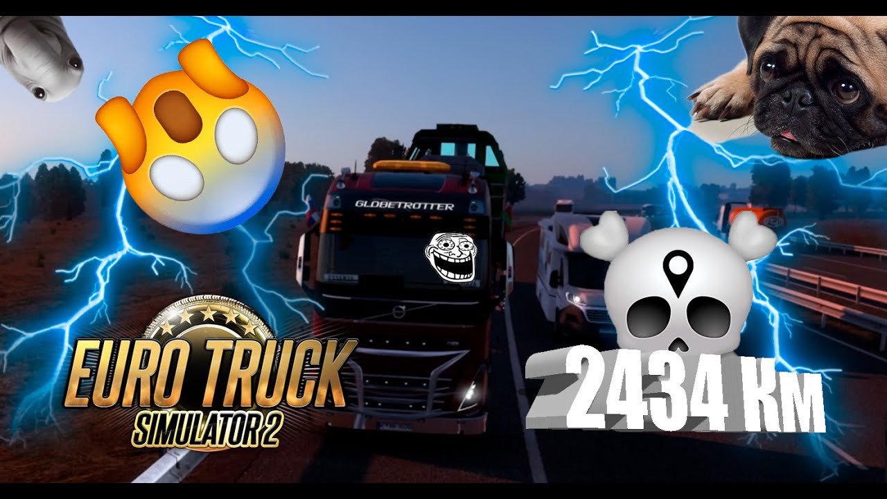 Угарные покатушки в ETS 2 НА СЛАБЕНЬКИХ ФУРАХ!!!! ЭТО ОЧЕНЬ СМЕШНО:):):)