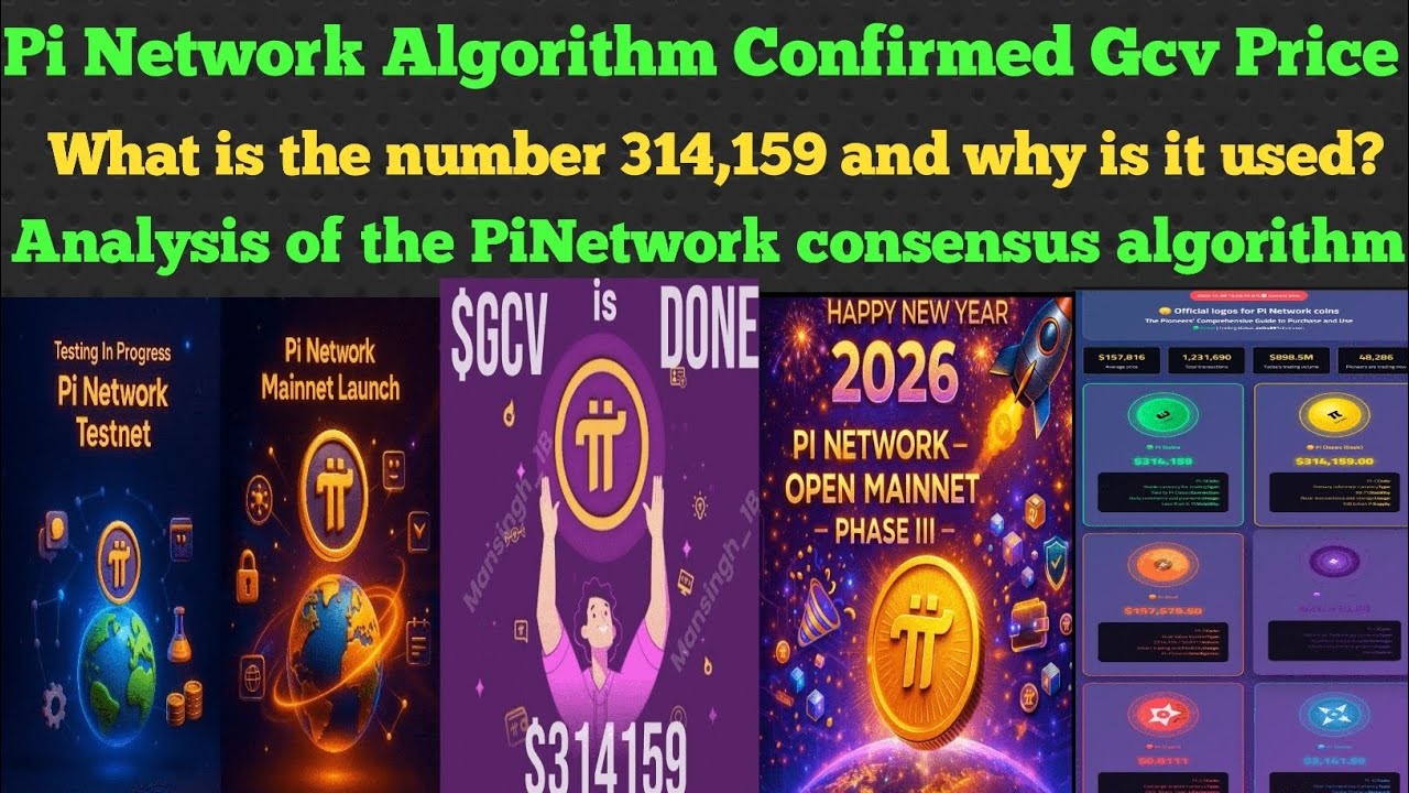 Алгоритм Pi Network подтвердил цену GCV | Глобальное консенсусное значение